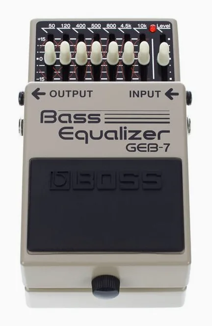 Boss GEB-7 Bass Equalizer, vue 2