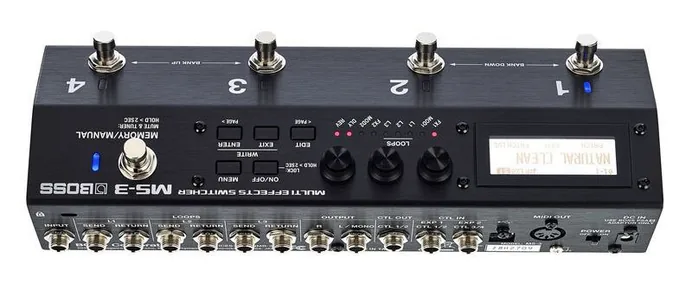 Boss MS-3 Multi Effects Switcher, vue 4