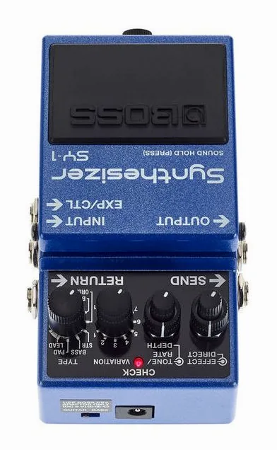 Boss SY-1 Synthesizer, vue 4