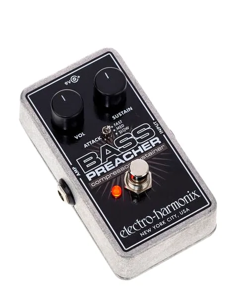 Electro Harmonix Bass Preacher, vue 3