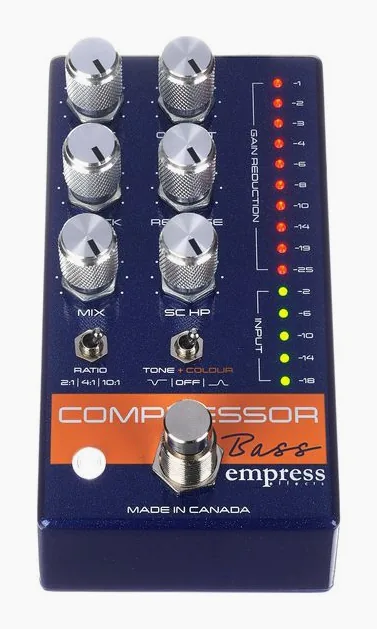Empress Effects Bass Compressor Blue Spk, vue 2