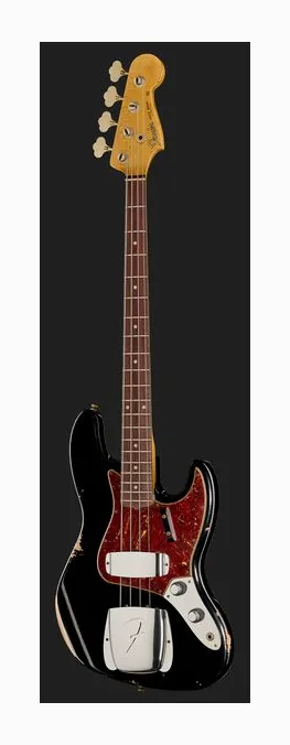 Fender 64 J-Bass BLK Relic, vue 2