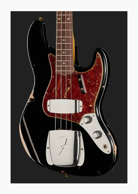 Fender 64 J-Bass BLK Relic, vue 4