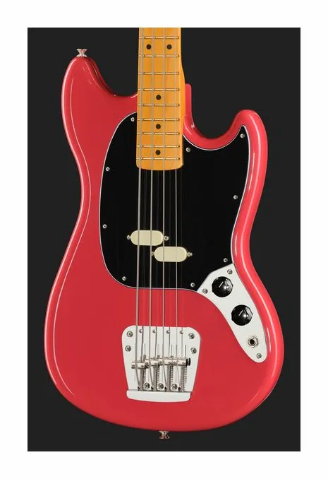 Fender Am Pro Clsc Mustang Bass FDKR, vue 4
