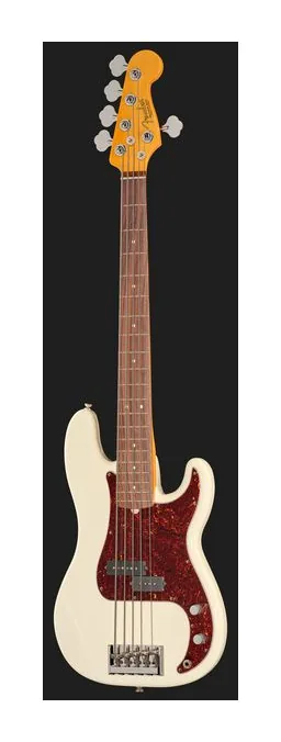Fender Am Pro P-Bass V RW OLW, vue 2
