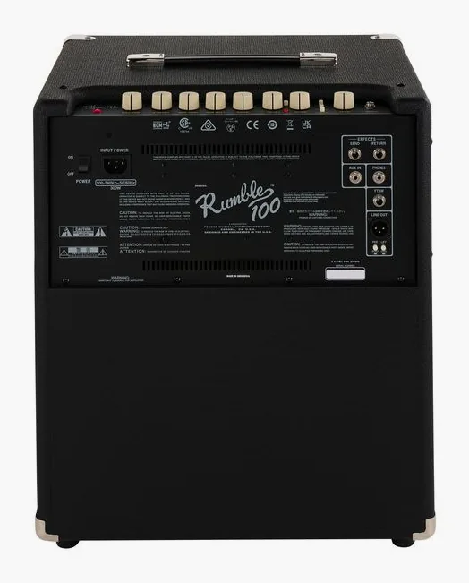 Fender Rumble 100 V3, vue 4