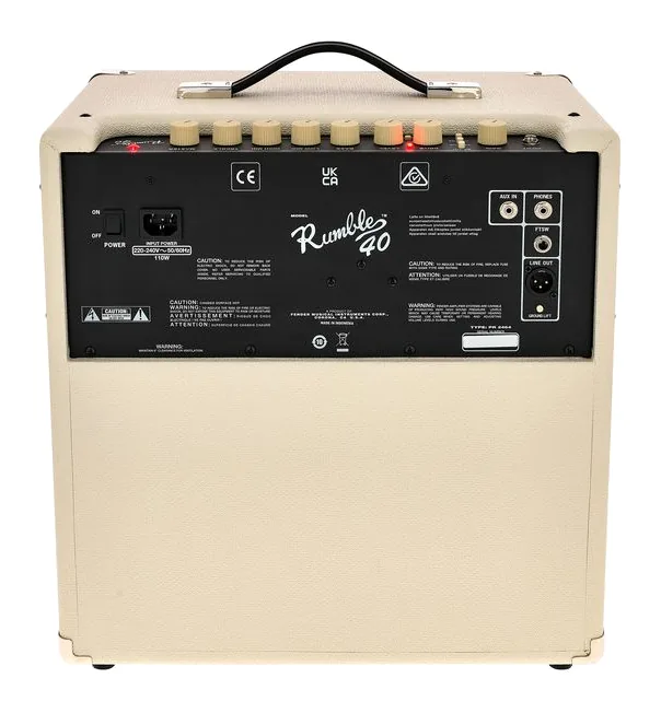 Fender Rumble 40 V3 Ivory, vue 4