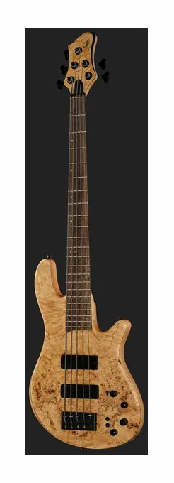 Franz Bassguitars Merak 5 Poplar Burl Premium, vue 2