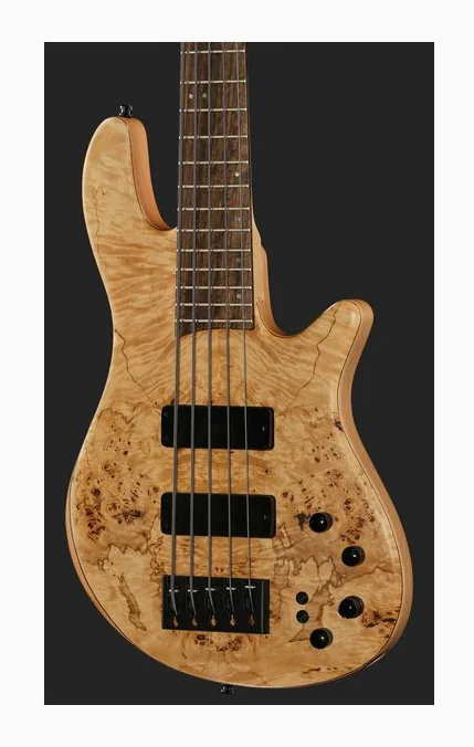 Franz Bassguitars Merak 5 Poplar Burl Premium, vue 4