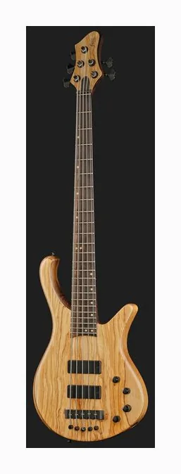 Franz Bassguitars Sirius DC 5 Olive, vue 2