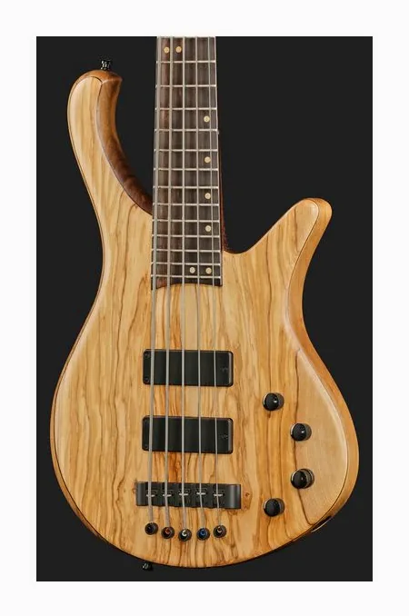 Franz Bassguitars Sirius DC 5 Olive, vue 4