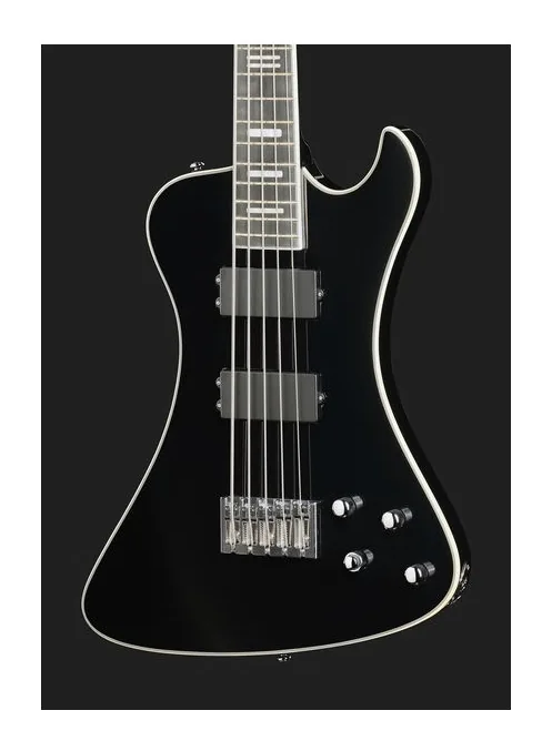 Hagstrom Nekromant 5 Black Gloss, vue 4