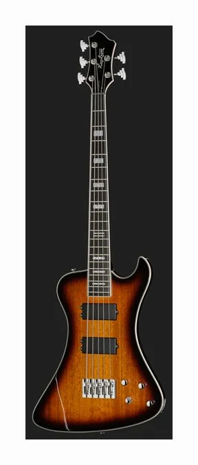 Hagstrom Nekromant 5 Tobacco Sunburst, vue 2