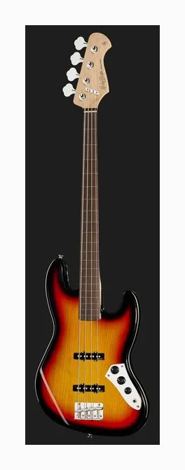 Harley Benton JB-40FL 3-Tone Sunburst, vue 2