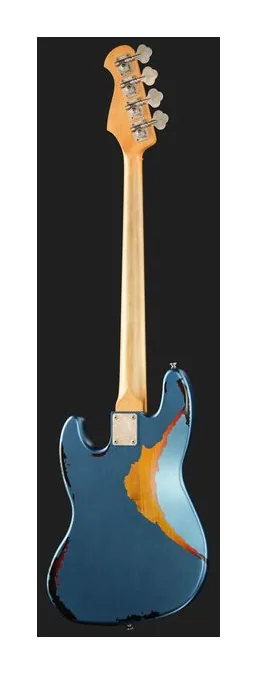 Harley Benton JB-62HA LPB over SB, vue 3