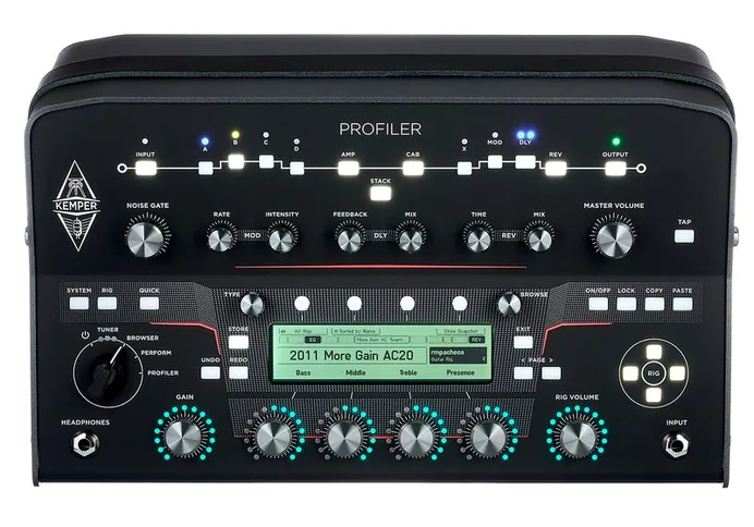 Kemper Profiler PowerHead+ Remote MK2, vue 3