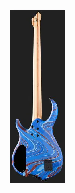 Marcus Miller M6 Headless 4 Blue Swirl, vue 3