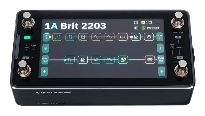Neural DSP Quad Cortex Mini, vue 2