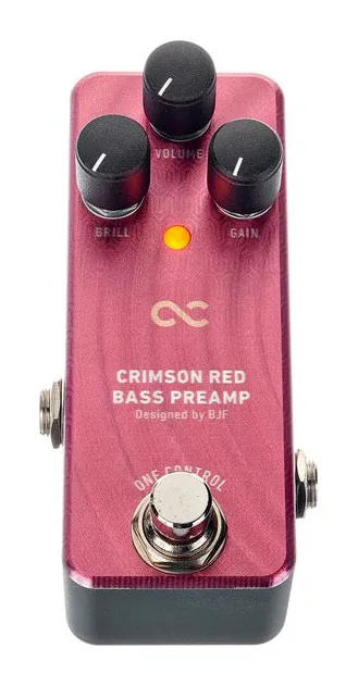 One Control Crimson Red Bass Preamp, vue 2