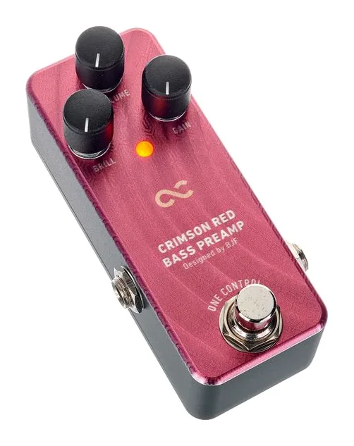 One Control Crimson Red Bass Preamp, vue 3