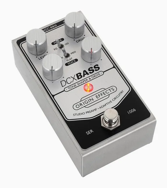 Origin Effects DCX Bass Overdrive, vue 3
