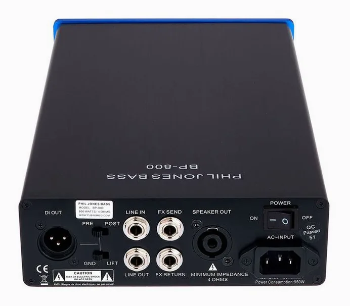 Phil Jones Bass Amp Head BP-800, vue 4