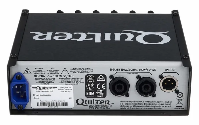 Quilter Bass Block V803 Bass Head, vue 4