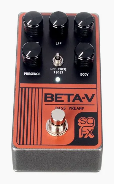 Solid Gold FX Beta V Bass Preamp, vue 2