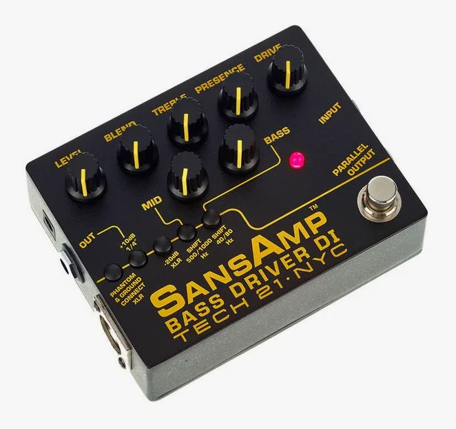 Tech 21 SansAmp Bass Driver DI V2, vue 3