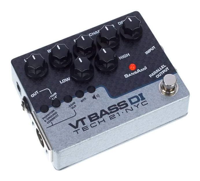 Tech 21 SansAmp Character VT Bass DI, vue 3