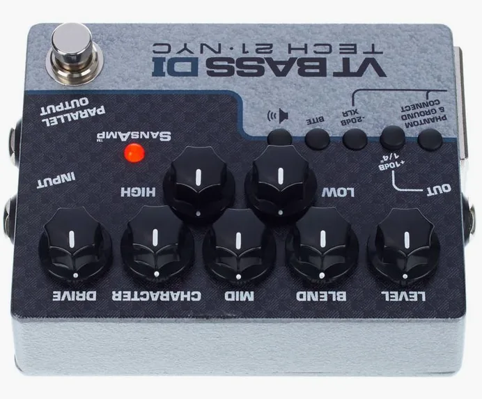 Tech 21 SansAmp Character VT Bass DI, vue 4