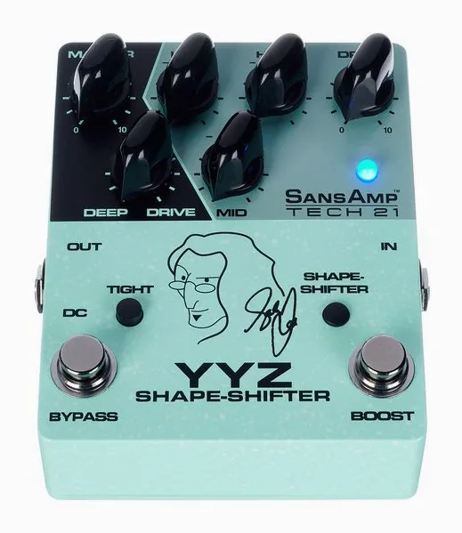 Tech 21 SansAmp Geddy Lee YYZ Preamp, vue 2