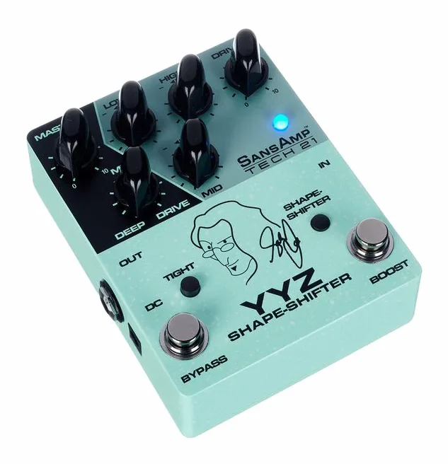 Tech 21 SansAmp Geddy Lee YYZ Preamp, vue 3