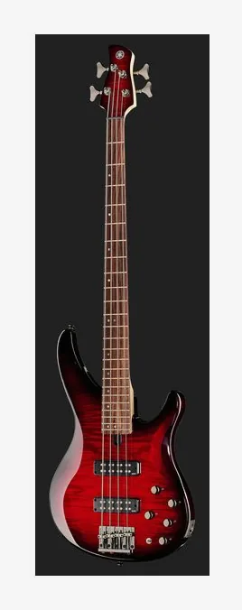 Yamaha TRBX604FM Dark Red Burst, vue 2