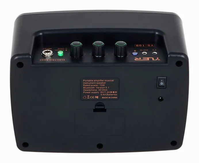 Yuer Portable Bass Amp Bluetooth, vue 4