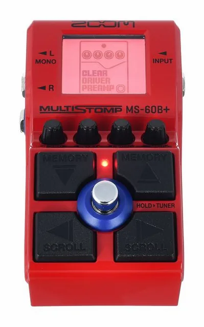 Zoom Multi Stomp MS-60B+, vue 2
