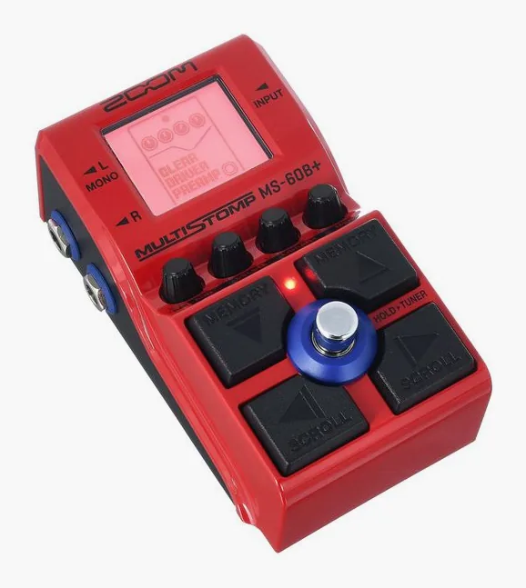 Zoom Multi Stomp MS-60B+, vue 3