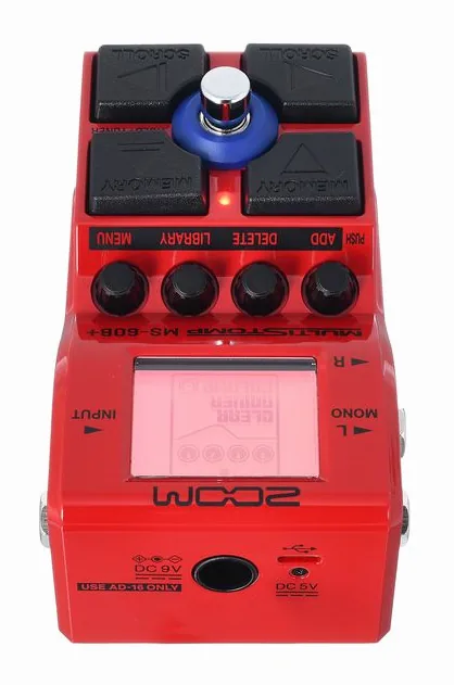 Zoom Multi Stomp MS-60B+, vue 4